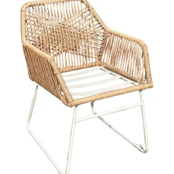 Online Baltic Garden Pyöreä ruokailuryhmä Palermo pöytä, Ø 130 cm, 4 kpl Seville-nojatuolia