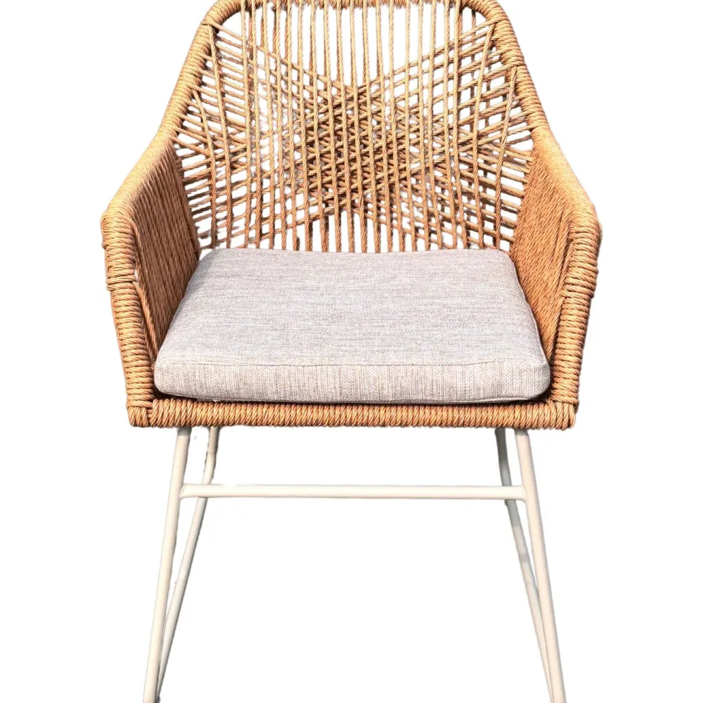 Online Baltic Garden Pyöreä ruokailuryhmä Palermo pöytä, Ø 130 cm, 4 kpl Seville-nojatuolia
