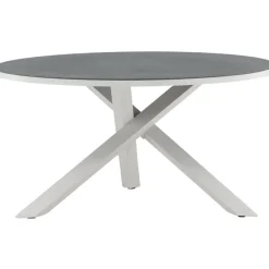 Clearance Venture Home Pyöreä ruokapöytä Copacabana 2, Ø140cm, harmaa/valkoinen