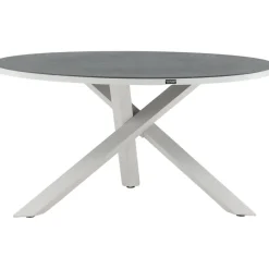 Clearance Venture Home Pyöreä ruokapöytä Copacabana 2, Ø140cm, harmaa/valkoinen