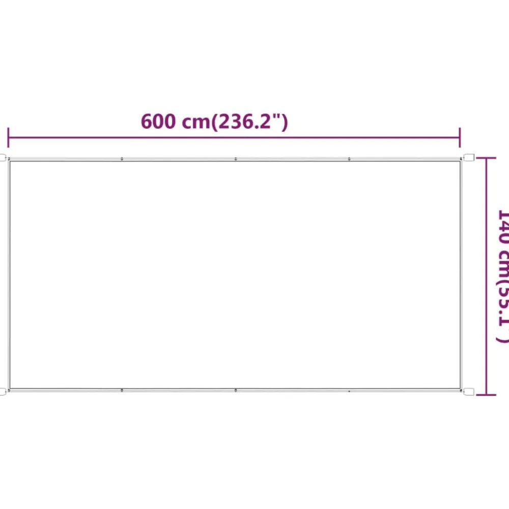 Discount FinePRICE Pystymarkiisi 60-180 x 600-1200cm, Oxford-kangas, eri kokoja ja värejä