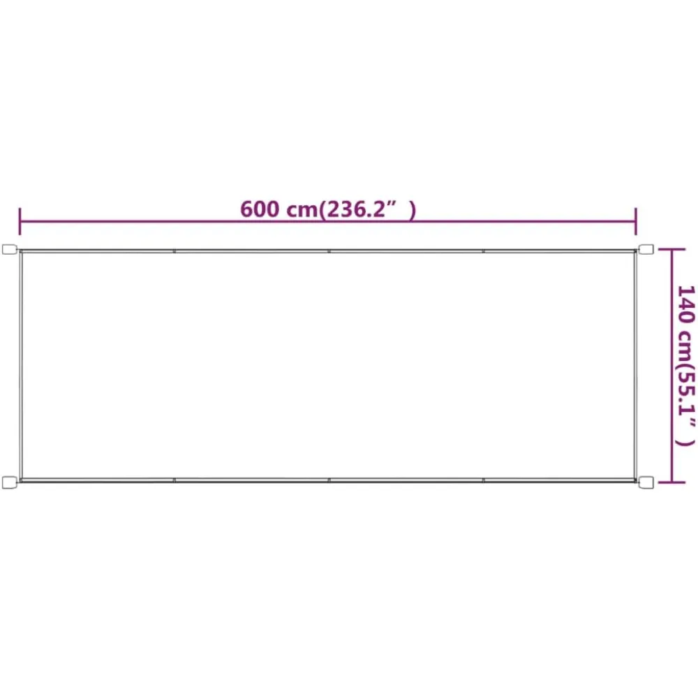 Discount FinePRICE Pystymarkiisi 60-180 x 600-1200cm, Oxford-kangas, eri kokoja ja värejä