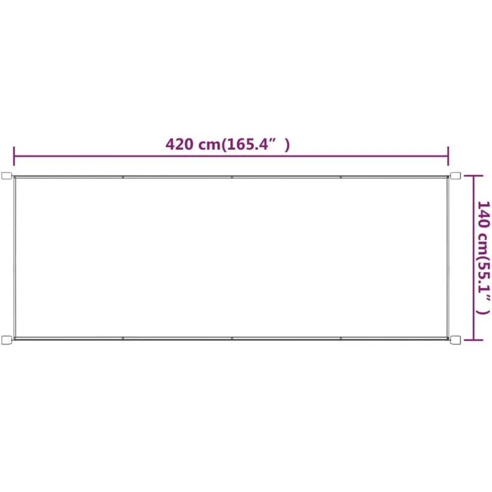 Sale FinePRICE Pystymarkiisi 60x270 cm Oxford-kangas sininen