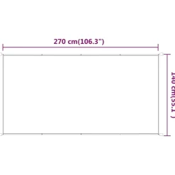 Sale FinePRICE Pystymarkiisi 60x270 cm Oxford-kangas sininen