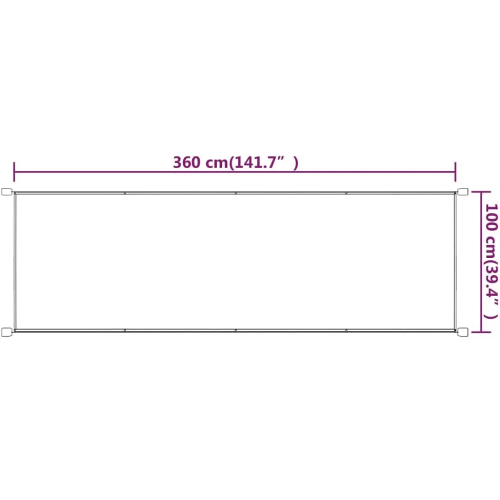Sale FinePRICE Pystymarkiisi 60x270 cm Oxford-kangas sininen