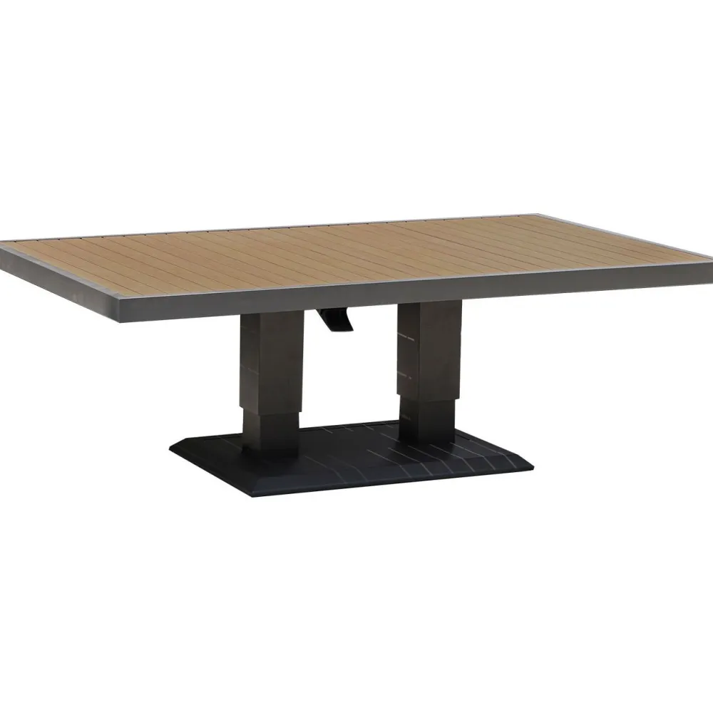 Sale Home4you Pöytä PARKER 150x90xK52-75 cm, harmaa