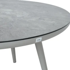 Online Home4you Pöytä SILVA Ø120xK75 cm, harmahtava, beige