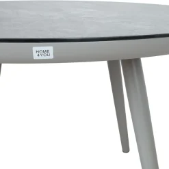 Online Home4you Pöytä SILVA Ø120xK75 cm, harmahtava, beige
