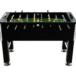 Hot FinePRICE Pöytäjalkapallo, teräs, 60kg, 140x74.5x87.5cm, musta