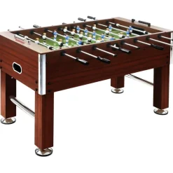 Best FinePRICE Pöytäjalkapallo, teräs, 60kg, 140x74.5x87.5cm, ruskea