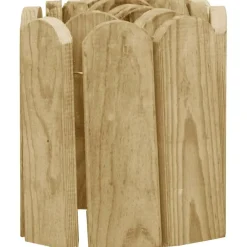 New FinePRICE Raja-aitarulla 3kpl 120 cm kyllästetty mänty