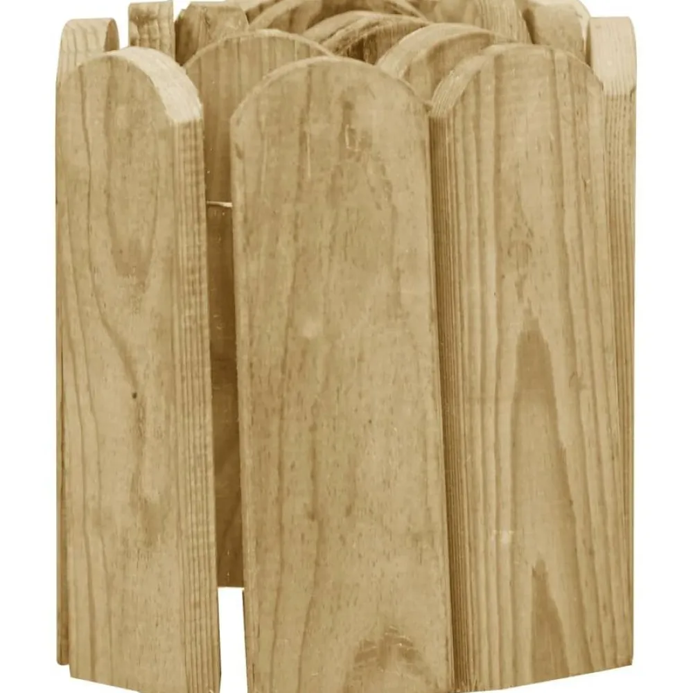 Best FinePRICE Raja-aitarulla 2 kpl 120 cm kyllästetty mänty