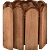 FinePRICE Raja-aitarulla ruskea 120cm kyllästetty mänty