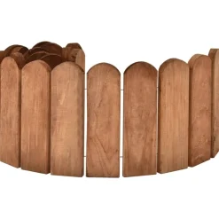 FinePRICE Raja-aitarulla ruskea 120cm kyllästetty mänty