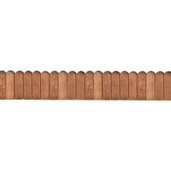 FinePRICE Raja-aitarulla ruskea 120cm kyllästetty mänty