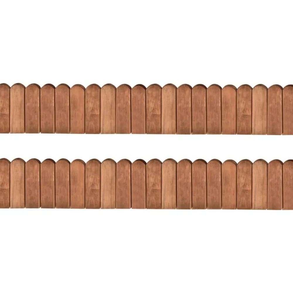 Outlet FinePRICE Raja-aitarullat 2 kpl 120 cm kyllästetty mänty