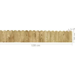 Sale FinePRICE Raja-aitarulla vihreä 120cm kyllästetty mänty