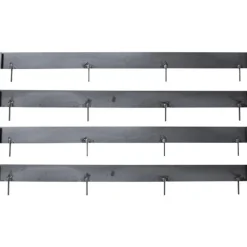 Clearance JABO Rajausreuna Odla, 1500x180x2.5mm Corten-teräs, 4kpl