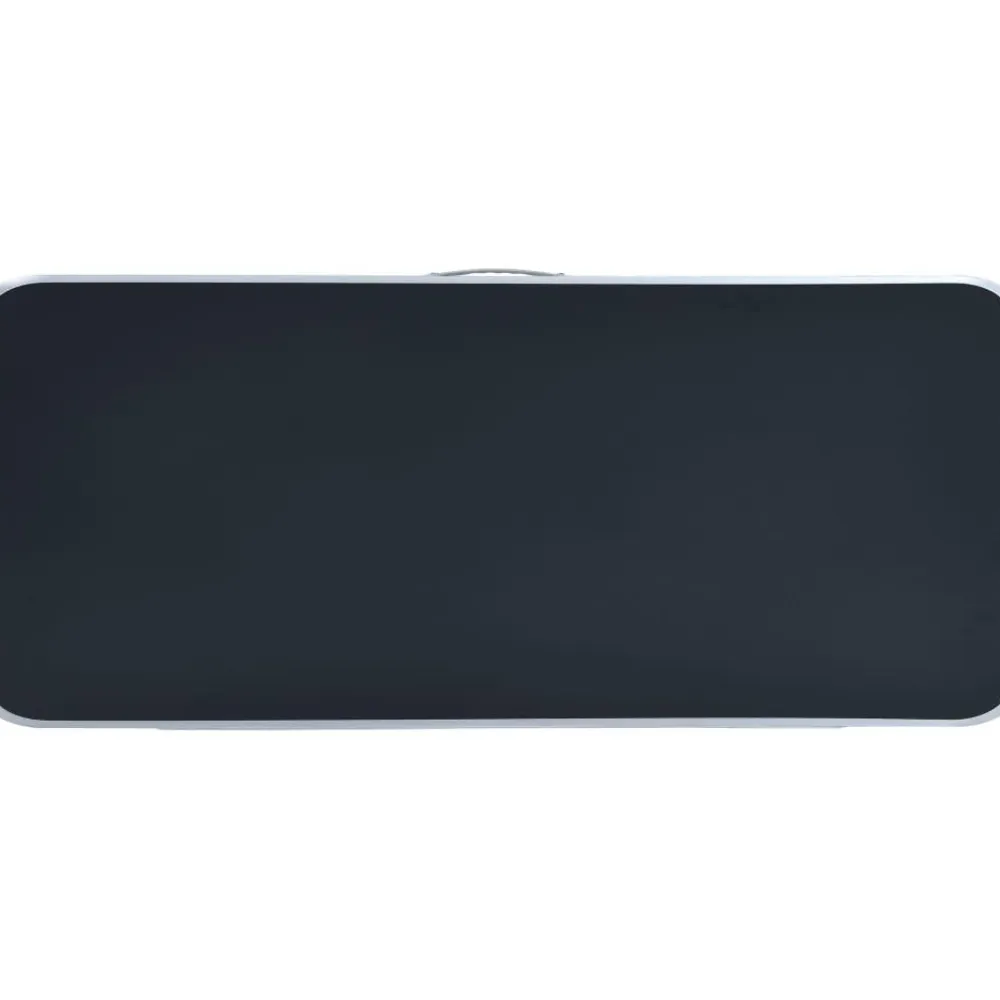Best FinePRICE Retkipöytä 120x60cm, alumiini, harmaa