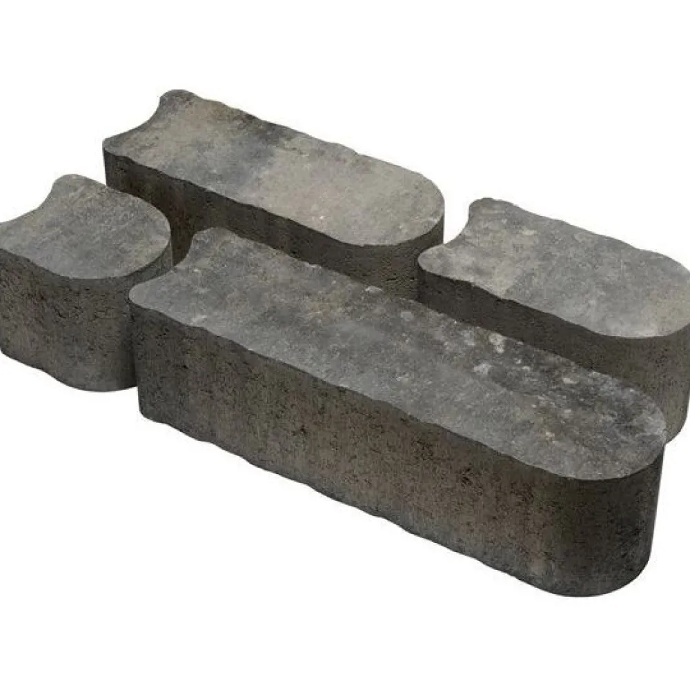 Clearance Rudus Reunakivi Laineri 140x140 mm sileä savu