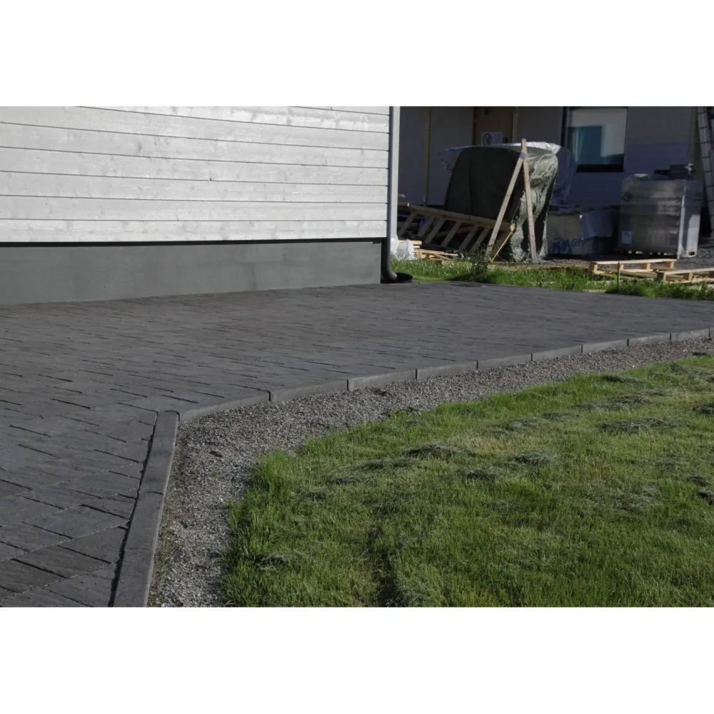 Betonilaatta Reunalista 500x120x80 mm musta/grafiitti