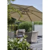 Sale Brafab Riippuva aurinkovarjo Luzzi, Ø350cm, khaki/vaaleanharmaa