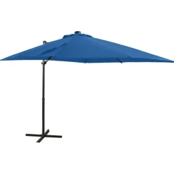 Online FinePRICE Riippuva aurinkovarjo tangolla ja LED-valoilla 250cm terrakotta