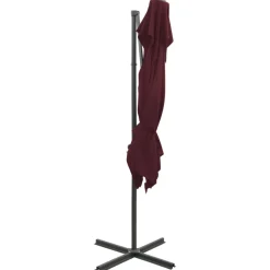 Discount FinePRICE Riippuva aurinkovarjo 2 tuplakatolla 250x250 cm taivaansininen