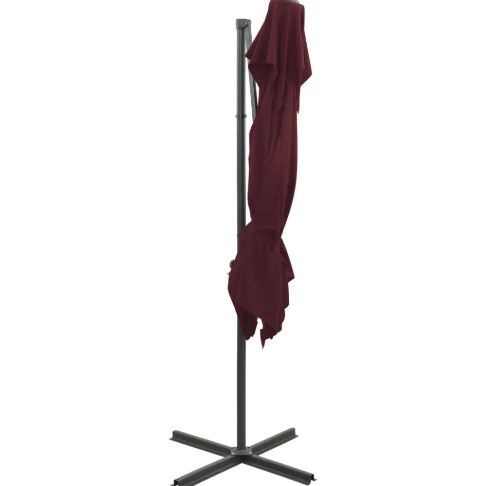 Discount FinePRICE Riippuva aurinkovarjo 2 tuplakatolla 250x250 cm taivaansininen
