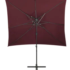 Discount FinePRICE Riippuva aurinkovarjo 2 tuplakatolla 250x250 cm taivaansininen