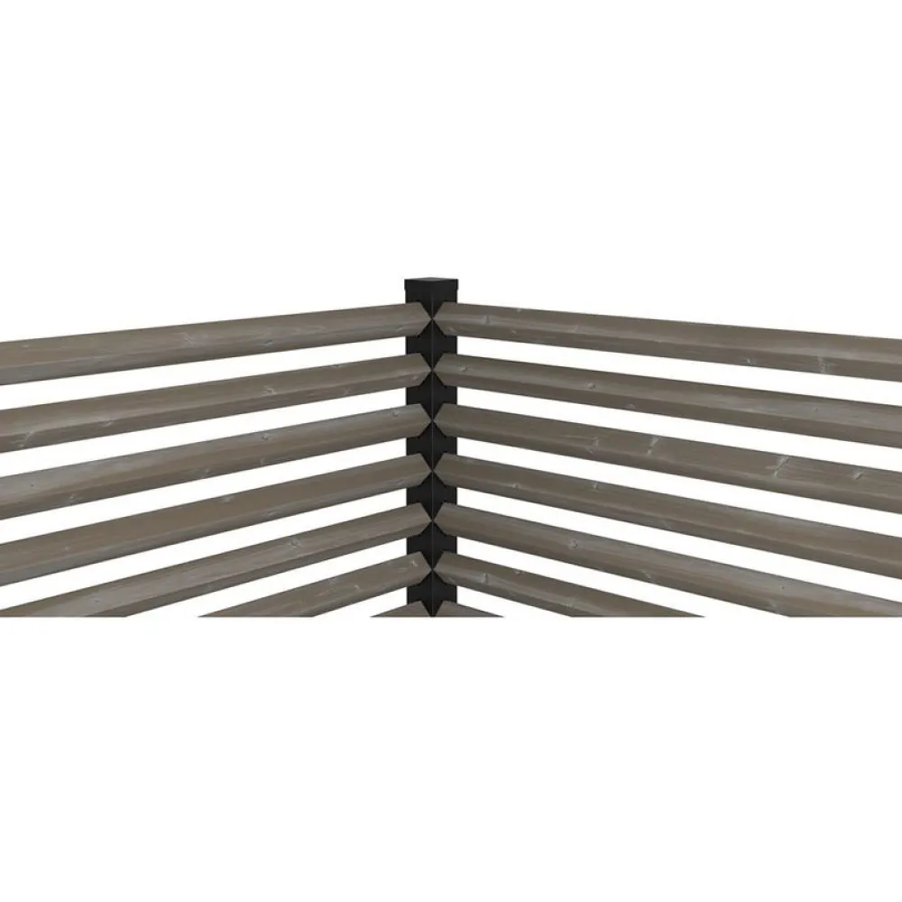 Sale JABO Rima Öckerö Linax 1490x45x45mm, harmaa, 4kpl