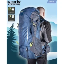 Best Norfin Rinkka Adventure, säädettävä kantojärjestelmä, sininen, eri kokoja