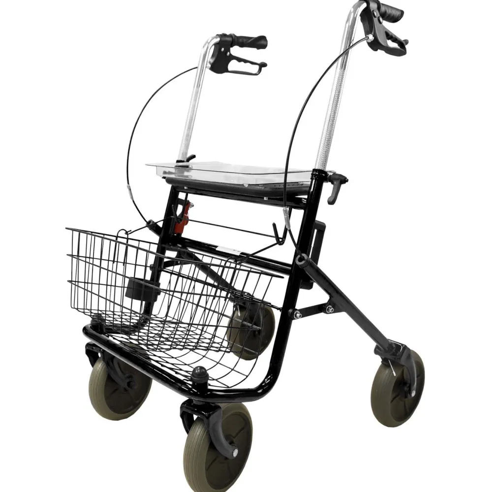 Clearance Arvo Rollaattori , sisä- ja ulkokäyttöön, musta