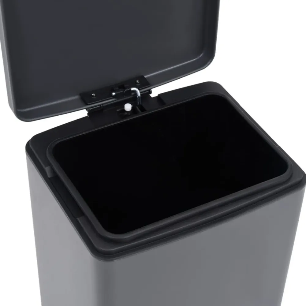 Sale FinePRICE Roskakori polkimella, 30l, ruostumaton teräs, eri värejä