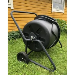 Pikkuvihreä Rumpukompostori 190 L musta