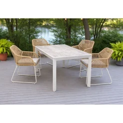 Outlet Baltic Garden Ruokailuryhmä Palermo pöytä, 200 cm, 4 kplSeville-nojatuolia