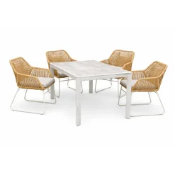 Outlet Baltic Garden Ruokailuryhmä Palermo pöytä, 200 cm, 4 kplSeville-nojatuolia