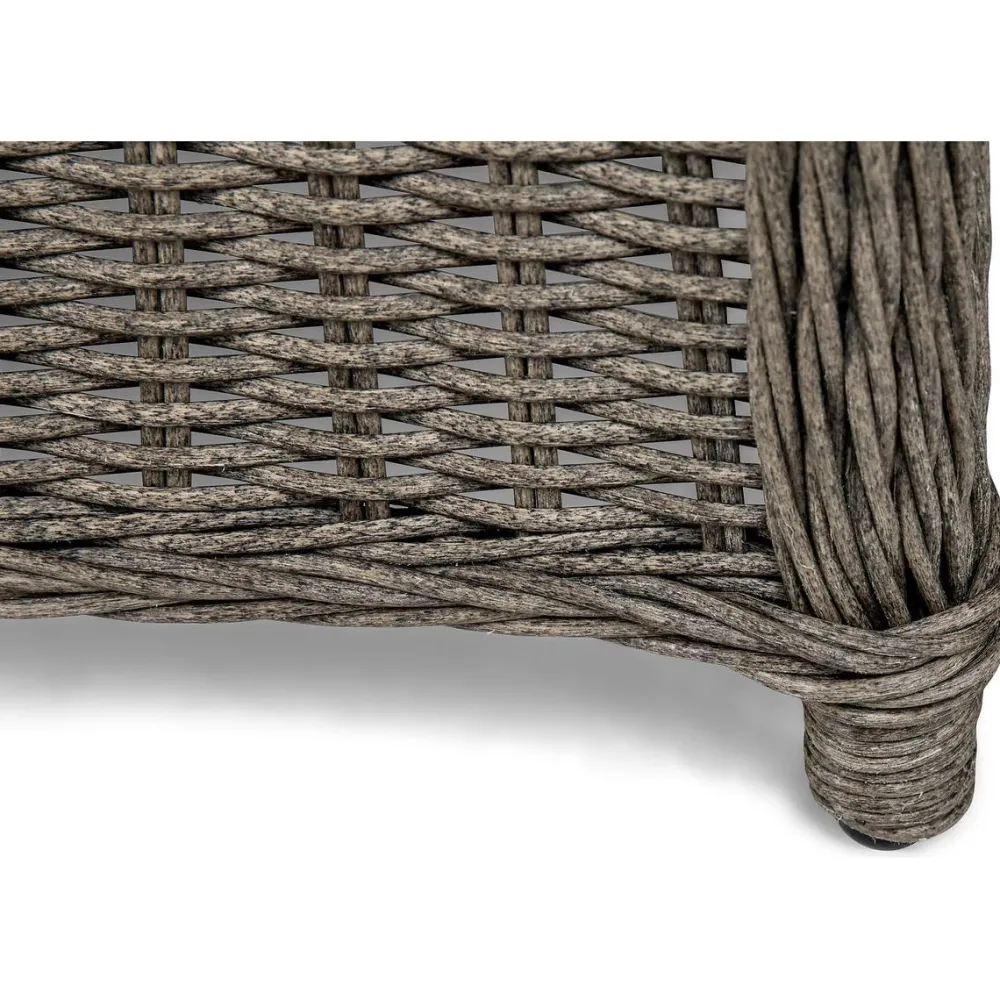 Discount Comfort Garden Ruokailuryhmä Marcus 200 cm pöytä + 4 nojatuolia ruskeanharmaa