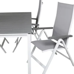 Clearance Venture Home Ruokailuryhmä , 160x100cm Levels-pöytä + 4 Albany-tuolia