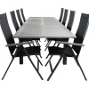 Outlet Venture Home Ruokailuryhmä , 224x100cm Albany-pöytä + 8 Albany- tuolia
