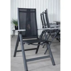 Outlet Venture Home Ruokailuryhmä , 224x100cm Albany-pöytä + 8 Albany- tuolia