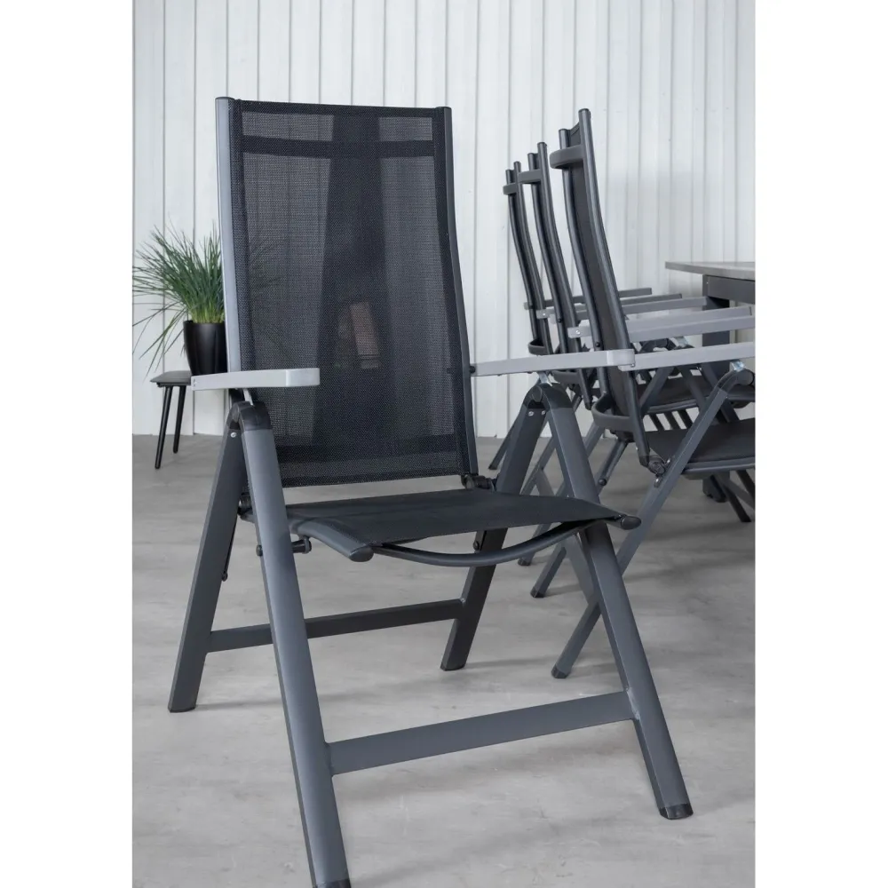 Outlet Venture Home Ruokailuryhmä , 224x100cm Albany-pöytä + 8 Albany- tuolia