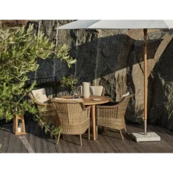 Online Brafab Ruokapöydän tuoli Lenora, ruskea/hiekka