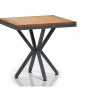 Discount Linento Garden Ruokapöytä Samara 3, 94x94cm, ruskea