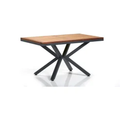 Discount Linento Garden Ruokapöytä Sydney 3, 155x95cm, ruskea