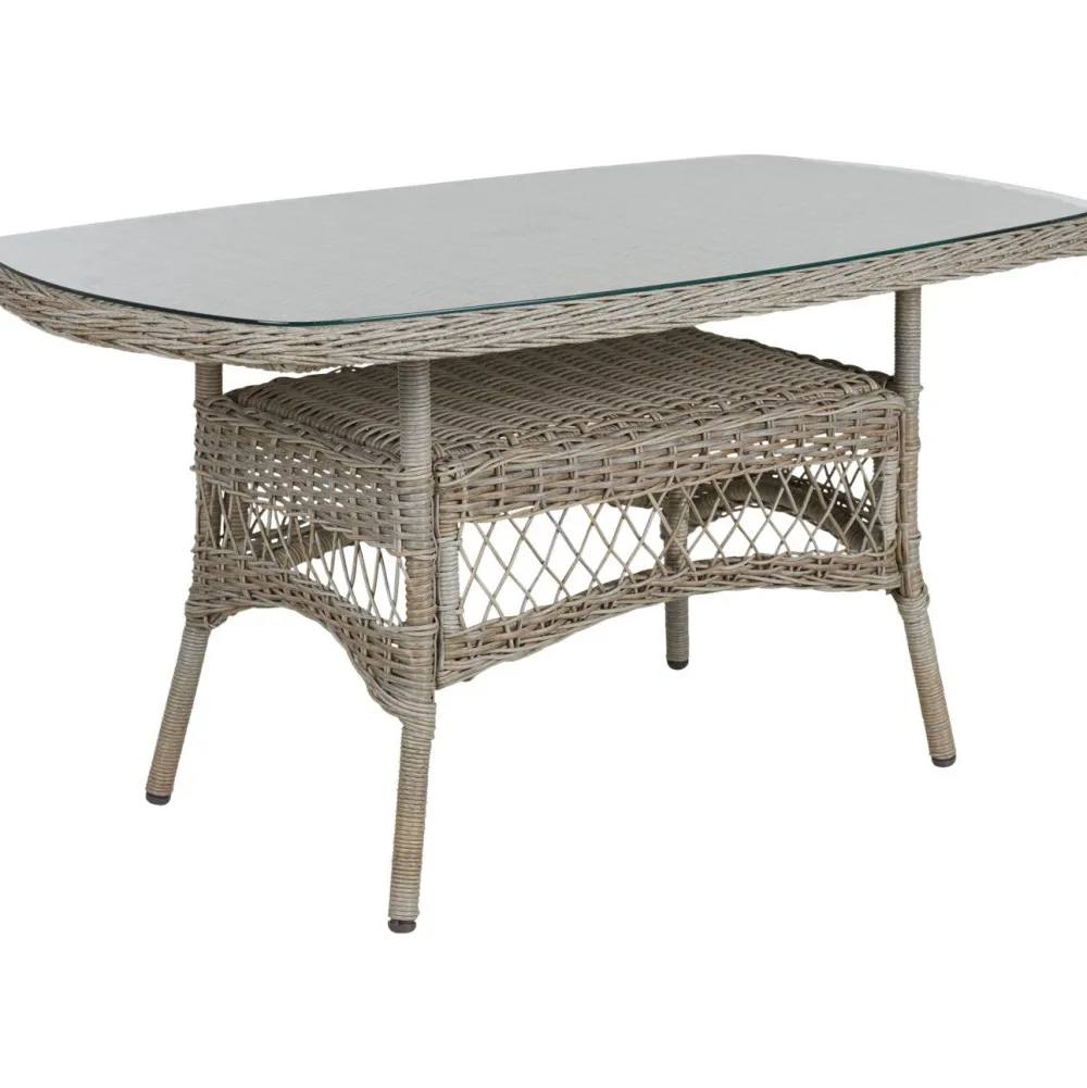 Outlet Brafab Ruokapöytä ulos Kamomill, 135x80cm, beige