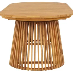 Discount House Nordic Ruokapöytä ulos Berja, 90x200x75cm, luonnollinen tiikki