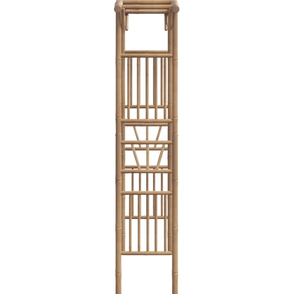 Online FinePRICE Ruusukaari bambu 118x40x187 cm