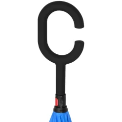 Clearance FinePRICE Sateenvarjo C-kahva musta 108 cm