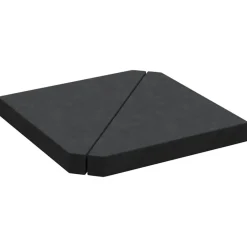 Discount FinePRICE Sateenvarjo painolevyt 2 kpl musta graniitti kolmiomainen 14 kg (00003)